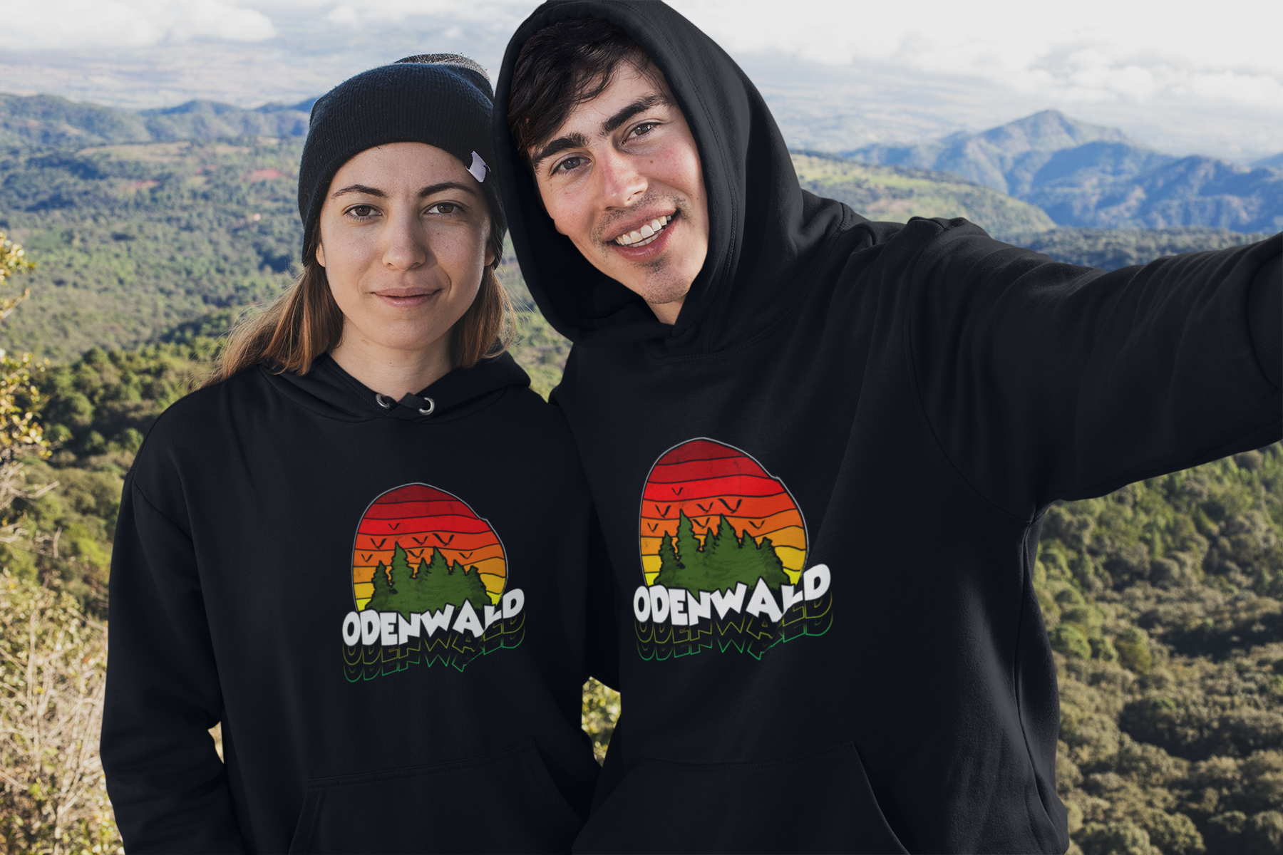 Odenwald Vintagelook - Unisex Organic Hoodie