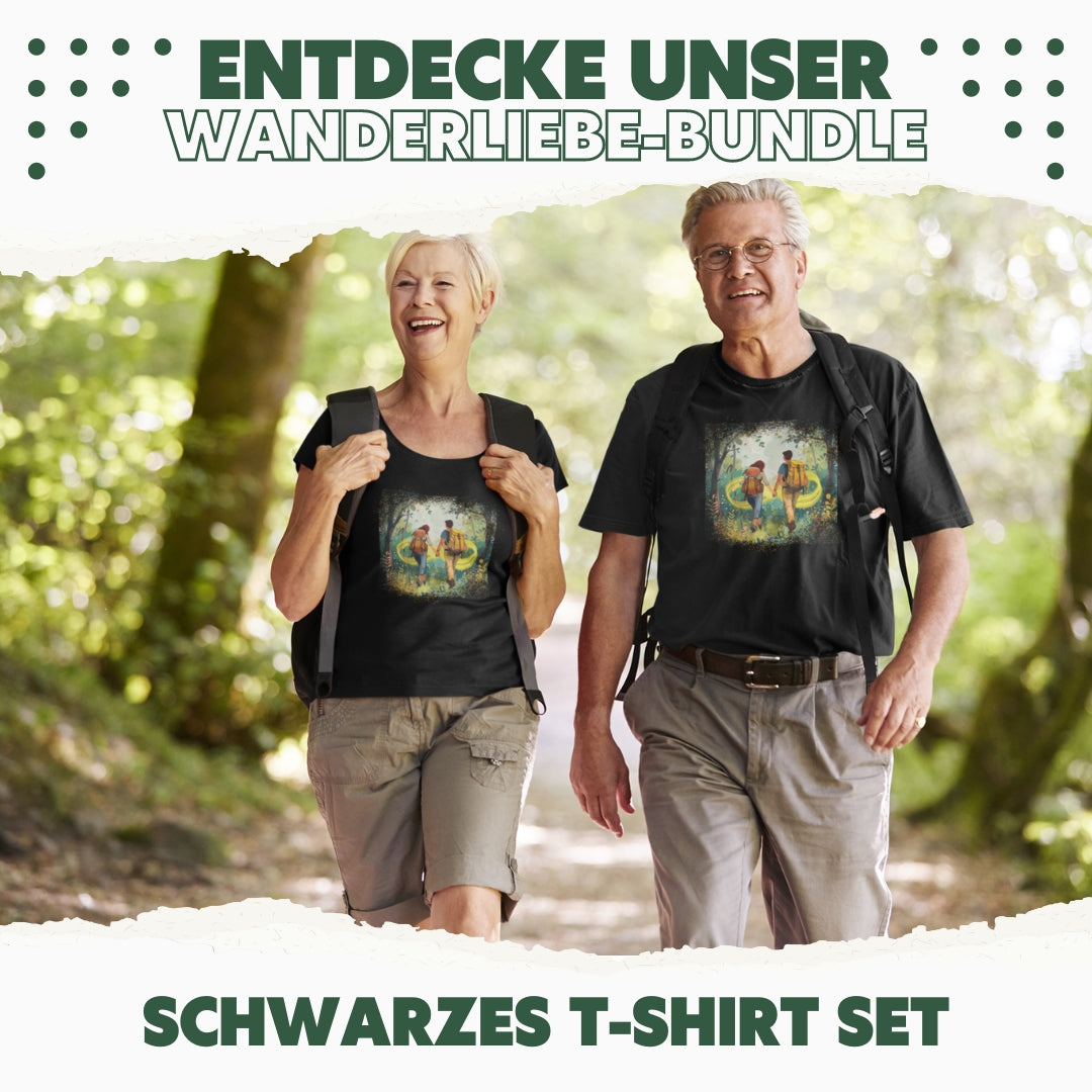 Wander T-Shirts: Wanderliebe - Partnerbundle