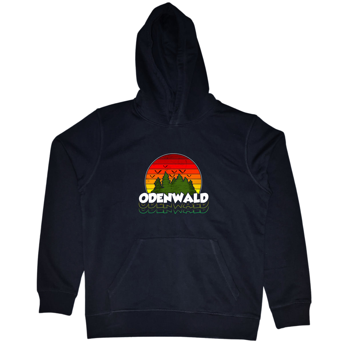Odenwald Retro Sunset Unisex Hoodie