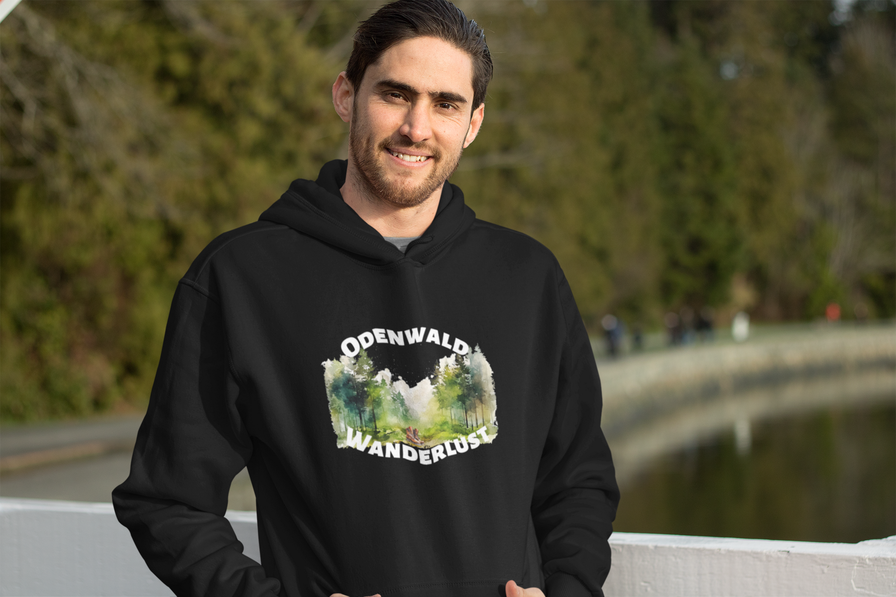 Odenwald Wanderlust - Unisex Organic Hoodie