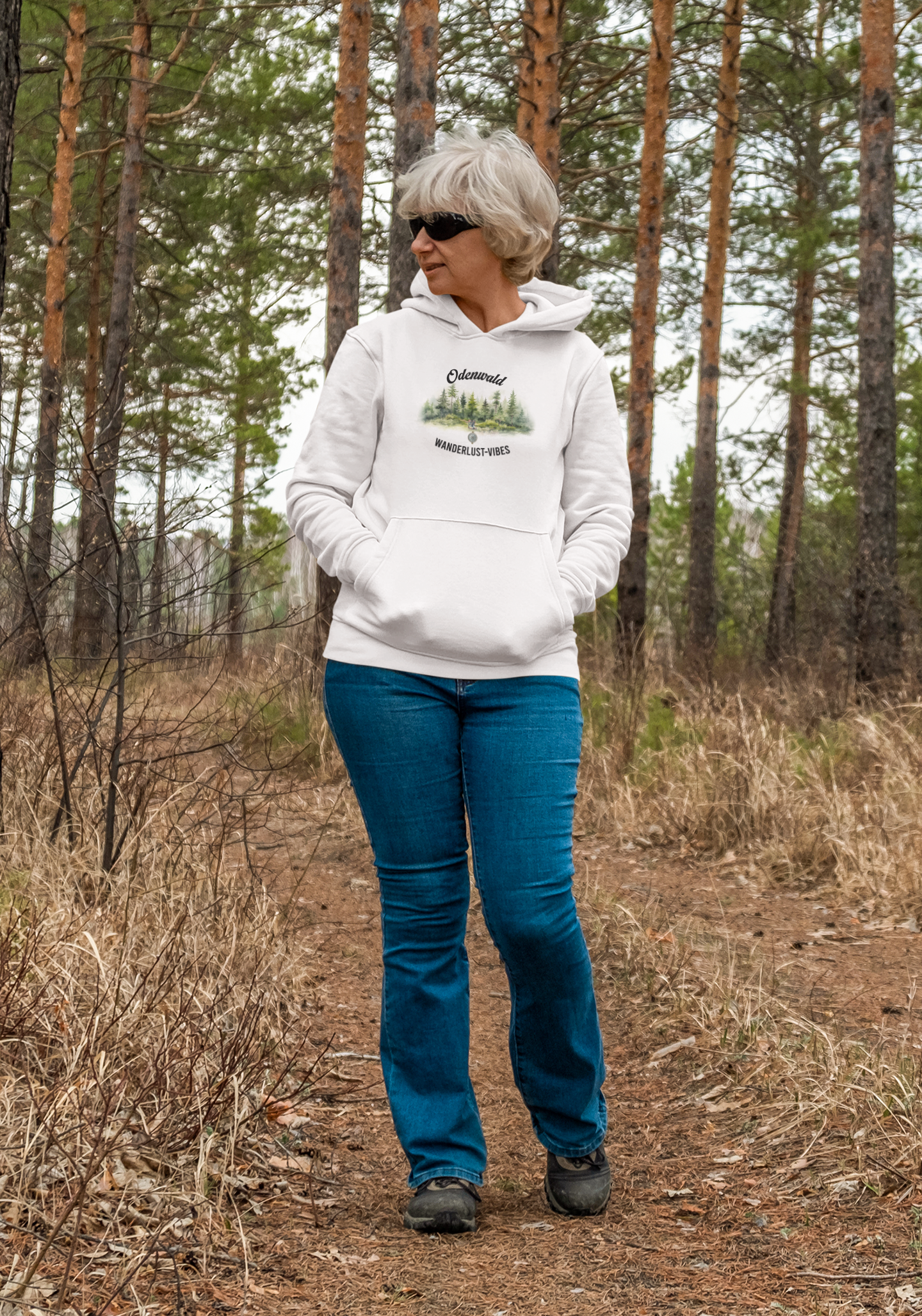 Odenwald Wanderlust-Vibes - Unisex Organic Hoodie