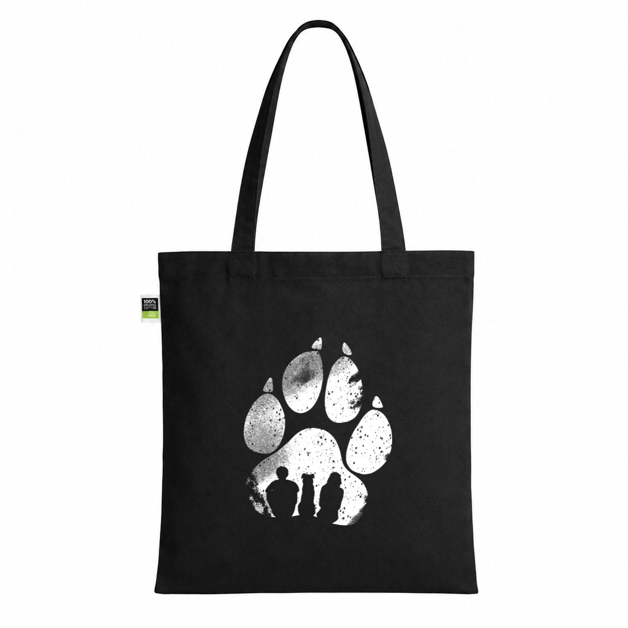 Hundepfote Baumwolltasche