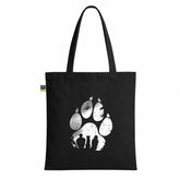 Hundepfote Baumwolltasche