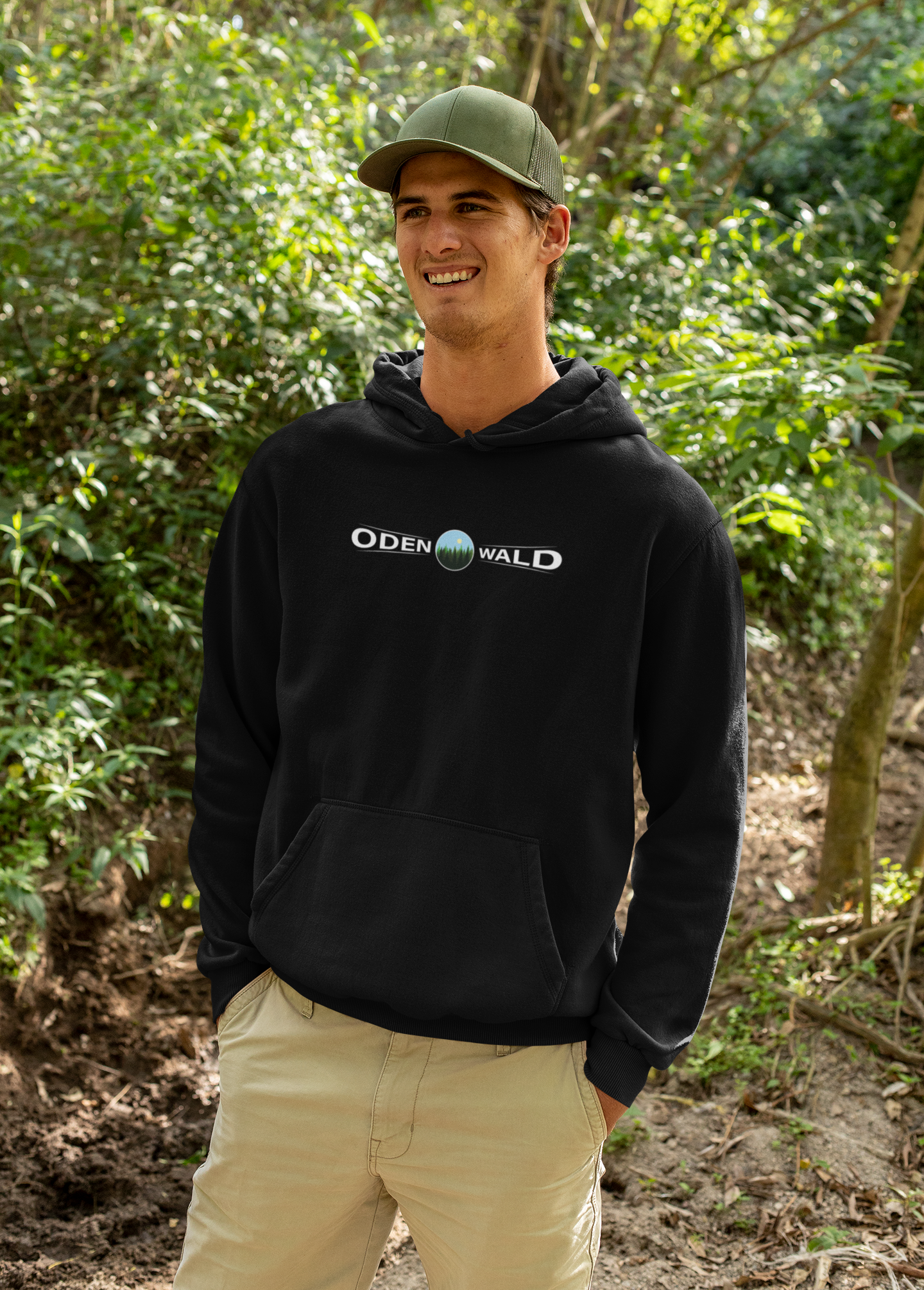 Produktbild Odenwald meine Heimat Unisex Hoodie in Schwarz