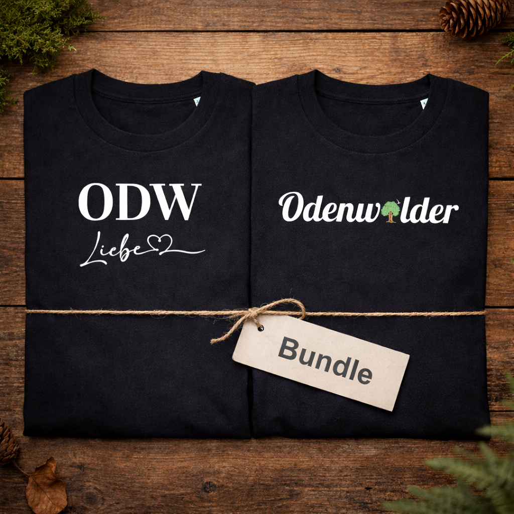 Odenwälder + ODWLiebe | schwarzes T-Shirt Bundle