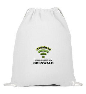 Verbunden mit dem Odenwald  - Baumwoll Turnbeutel