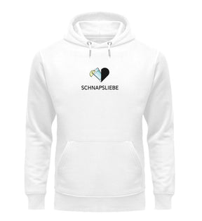 Schnapsliebe Unisex Hoodie Weiß