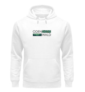 Odenwald mit rechteckigen Motiven  - Unisex Organic Hoodie