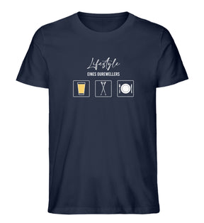Odenwald T-Shirt Lifestyle eines Ourewellers French Navy Odenwald mit Stil Onlineshop