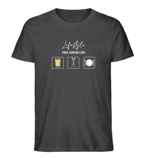 Odenwald T-Shirt Lifestyle eines Ourewellers Dark Heather Grey Odenwald mit Stil Onlineshop