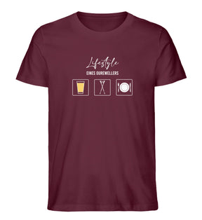 Odenwald T-Shirt Lifestyle eines Ourewellers Burgundy Odenwald mit Stil Onlineshop