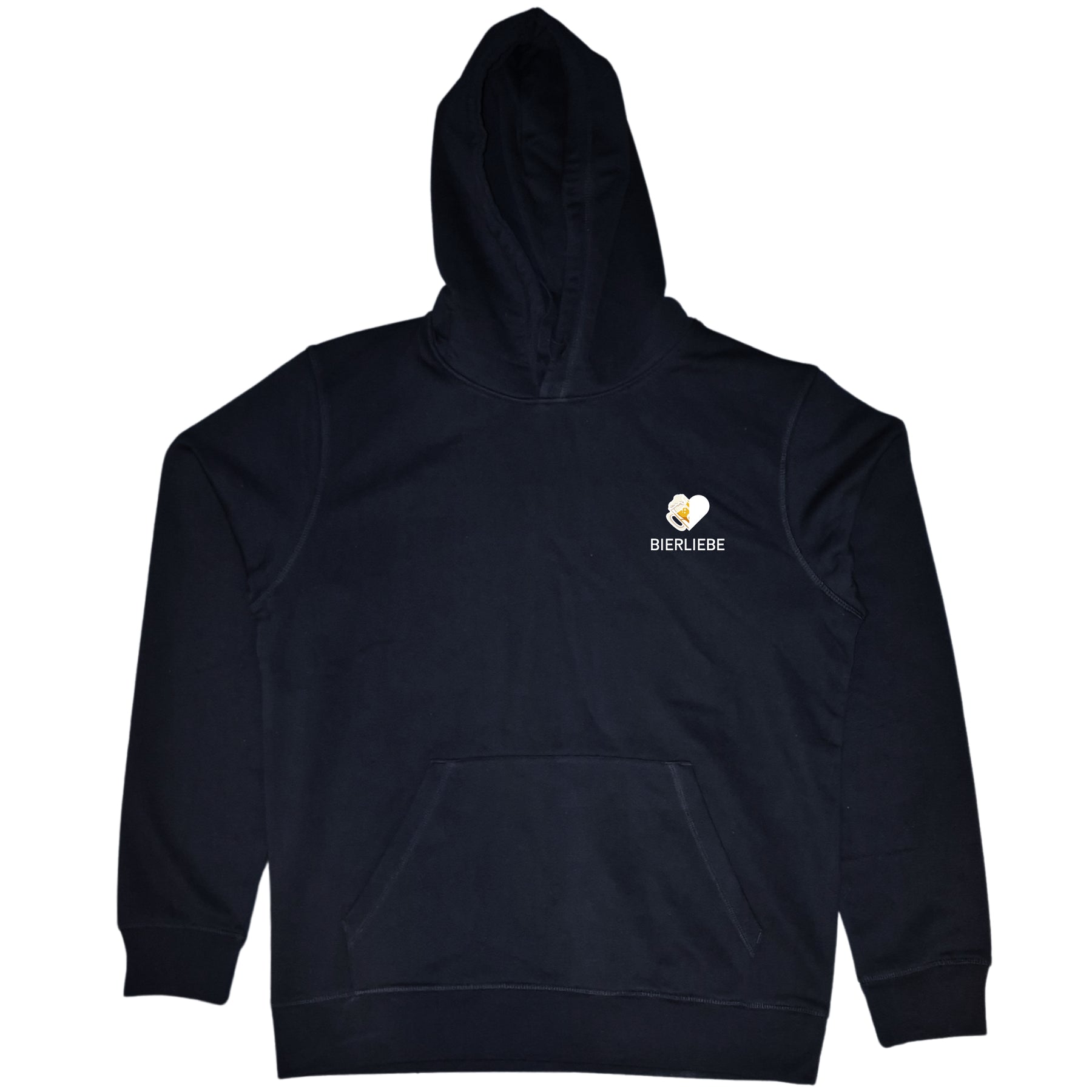 Bierliebe (linke Brust) Unisex Hoodie