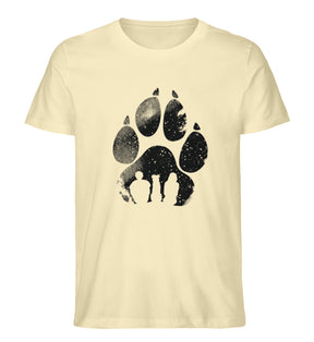 T-Shirts für Hundebesitzer Hundepfote Motiv Natural Raw Odenwald mit Stil Onlineshop