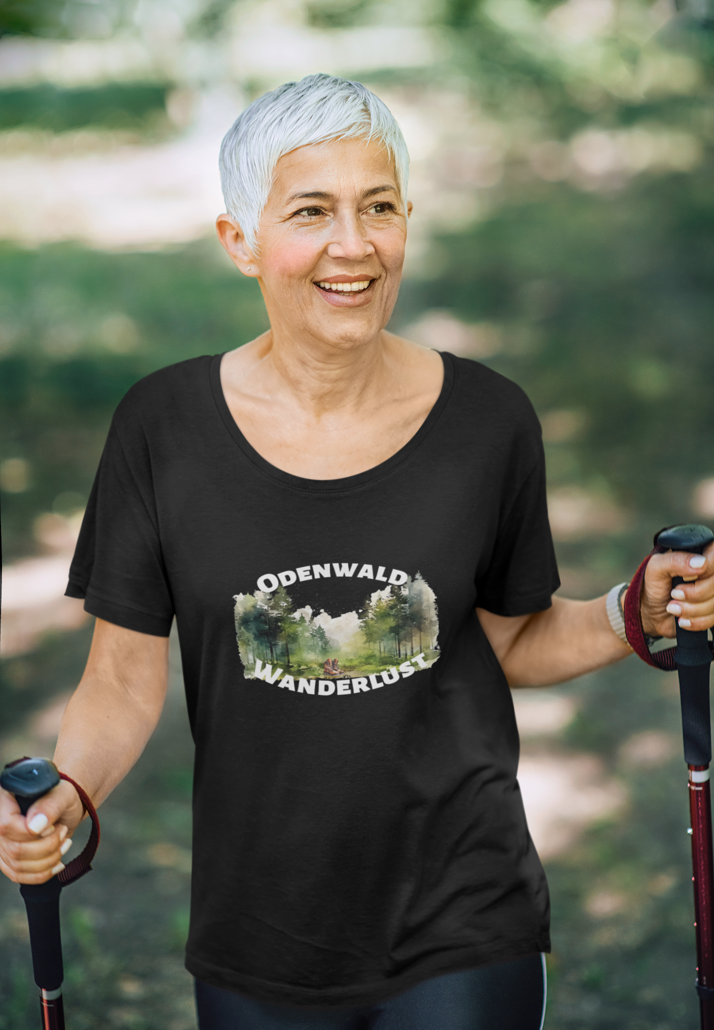 Odenwald Wanderlust  - Damen Premium Organic Shirt