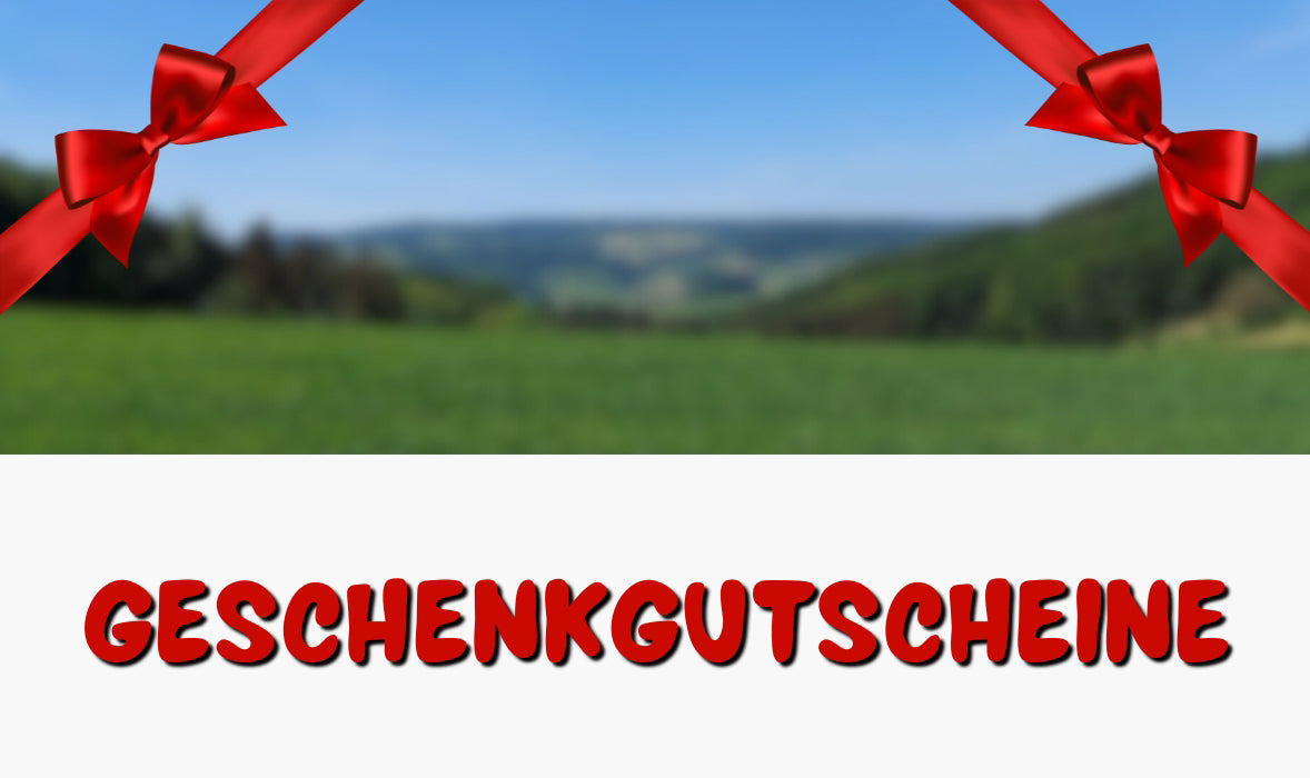 Geschenkgutscheine - Hier findest du unsere Auswahl an Gutscheinen für unseren Onlineshop - Odenwald mit Stil