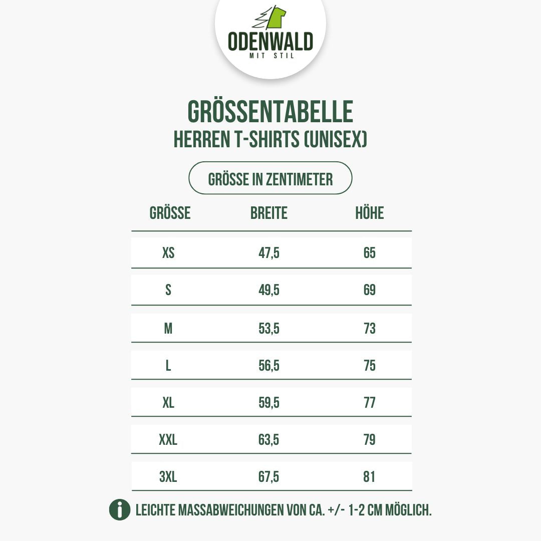 Odenwald (linke Brust) T-Shirt Unisex