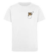 Gurre! Eule in Brusttasche Kinder T-Shirt Weiss Odenwälder Dialekt Odenwald mit Stil Onlineshop