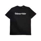 Herren Bio-T-Shirt mit Schriftzug „Odenwälder“ – Odenwald mit Stil, Frontansicht.