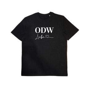 Bio-Baumwoll T-Shirt mit Motiv „ODWLiebe“ – Odenwald mit Stil, Frontansicht.