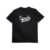 Bio-Baumwoll T-Shirt mit Dialekt-Motiv „Ourewäller mit Stil“ – Odenwald mit Stil, Frontansicht.