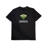 Herren T-Shirt aus Bio-Baumwolle mit Motiv „Verbunden mit dem Odenwald“ – Odenwald mit Stil, Frontansicht.