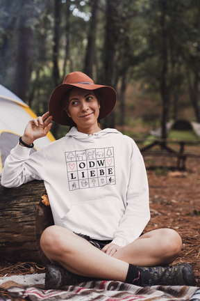 ODWLiebe Bäume Tiere Outdoor Alkohol - Unisex Organic Hoodie