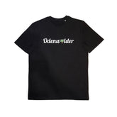 Unisex T-Shirt mit Schriftzug „Odenwälder“ – Odenwald mit Stil, Frontansicht.