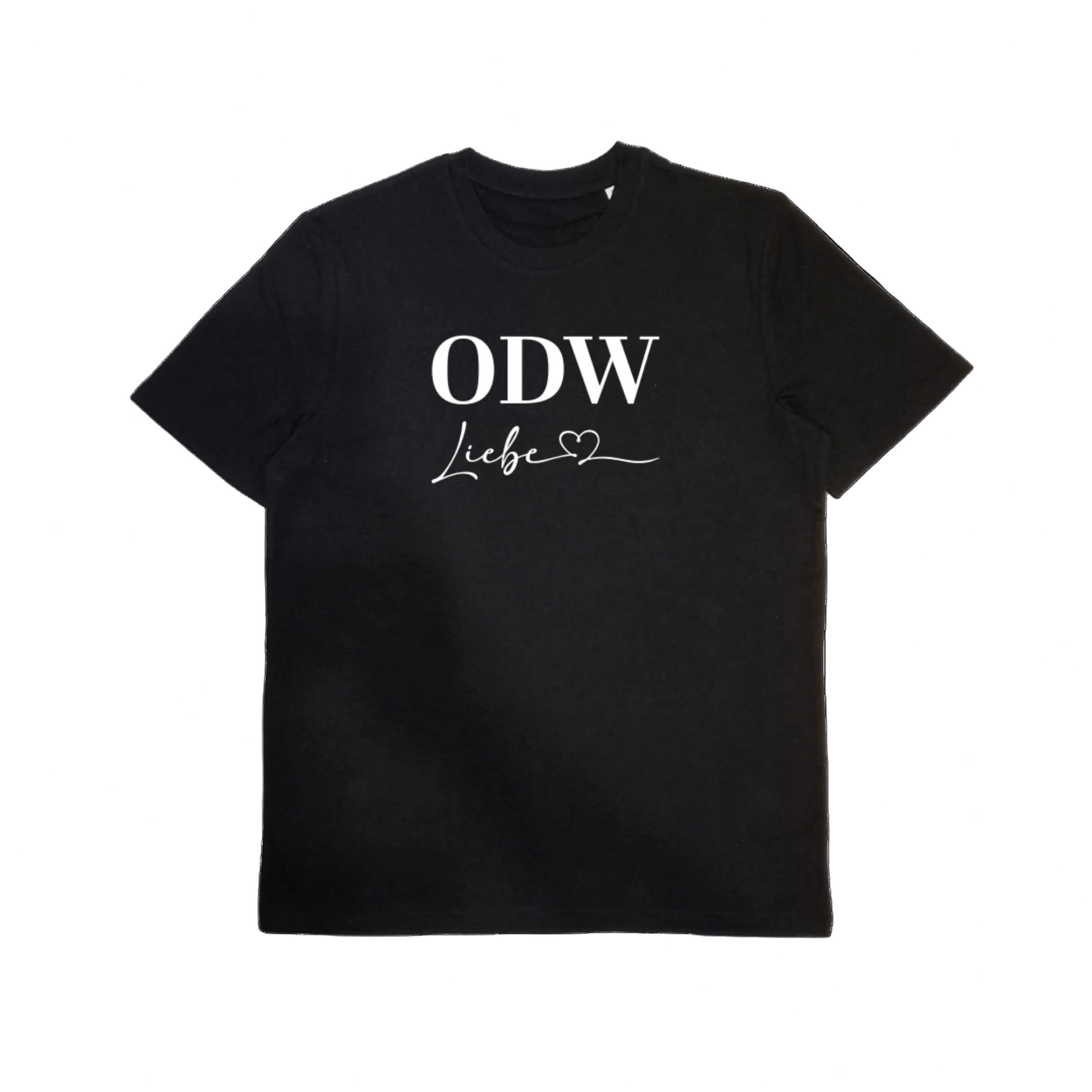 Bio-Baumwoll T-Shirt mit Motiv „ODWLiebe“ – Odenwald mit Stil, Frontansicht.