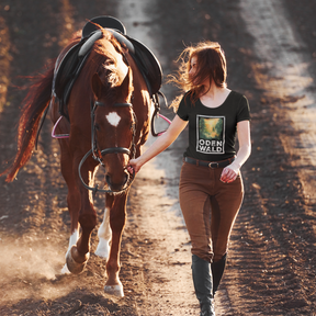 Sonnenuntergang Odenwald  - Damen Premium Organic Shirt