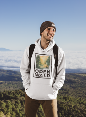 Sonnenuntergang Odenwald - Unisex Organic Hoodie