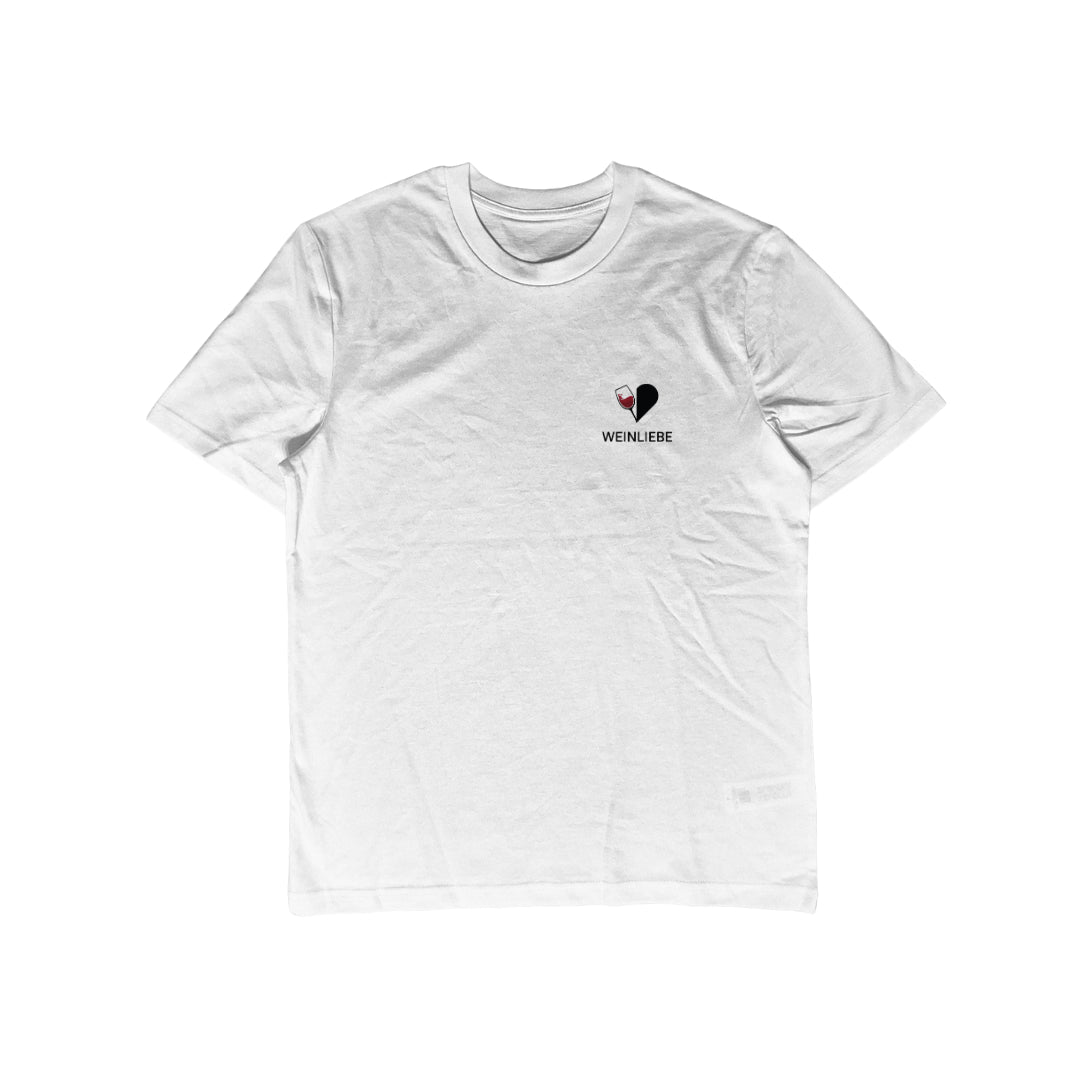 Weinliebe (linke Brust) T-Shirt Unisex