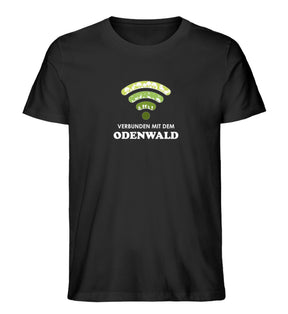 Odenwald T-Shirt Verbunden mit dem Odenwald Schwarz Odenwald mit Stil Onlineshop