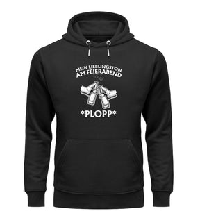 Mein Lieblingston am Feierabend Unisex Hoodie Schwarz
