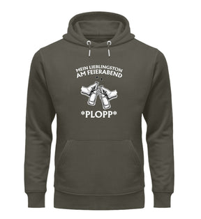 Mein Lieblingston am Feierabend Unisex Hoodie Khaki