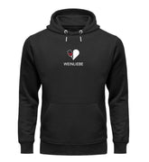 Weinliebe Unisex Hoodie Schwarz