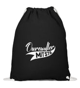 Ourewäller mit Stil Turnbeutel Schwarz