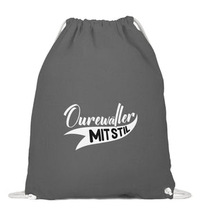Ourewäller mit Stil Turnbeutel Grafit Grau