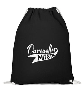 Ourewäller mit Stil Turnbeutel Schwarz