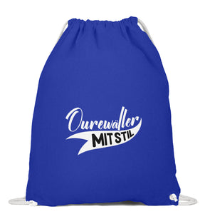 Ourewäller mit Stil Turnbeutel Royales Blau