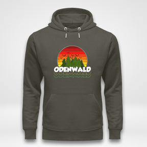 Odenwald Vintagelook Unisex Hoodie Khaki