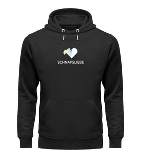 Schnapsliebe Unisex Hoodie Schwarz