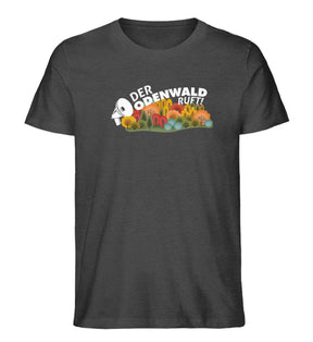 Odenwald T-Shirt Der Odenwald ruft Dark Heather Grey Odenwald mit Stil Onlineshop