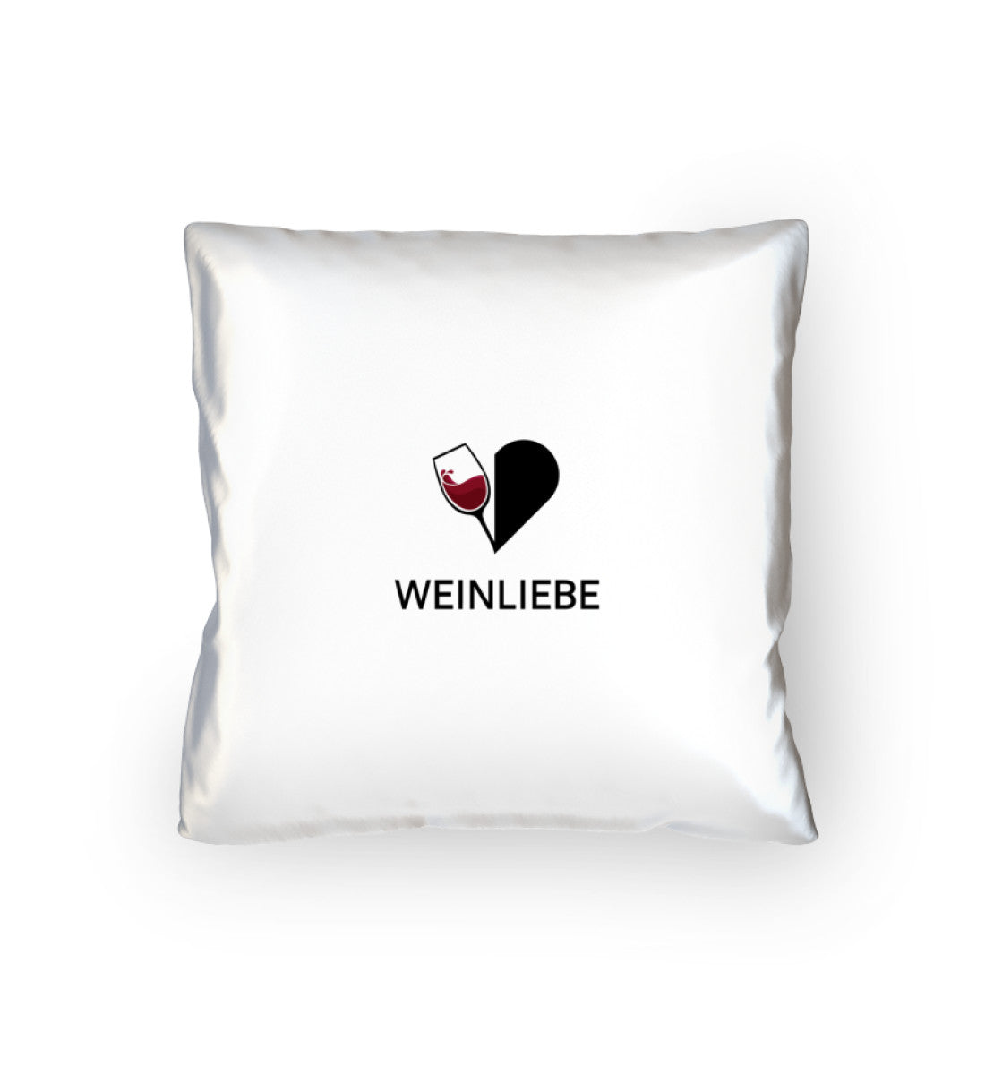 Weinliebe Kissen Weiß