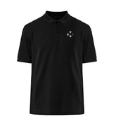 Herz Wein Buche Bier Unisex Poloshirt Schwarz