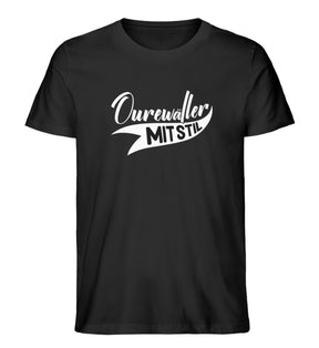 Ourewäller mit Stil Herren T-Shirt Schwarz