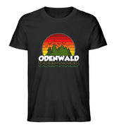 Odenwald Vintagelook Herren T-Shirt Schwarz