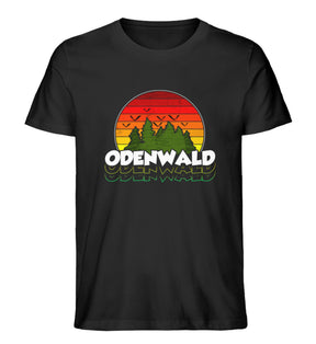 Odenwald Vintagelook Herren T-Shirt Schwarz